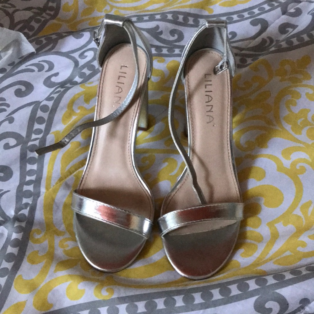 Silver heels
